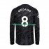 Camisola Arsenal Martin Odegaard 8 Homem Equipamento Segundo 2022-2023 Manga Comprida